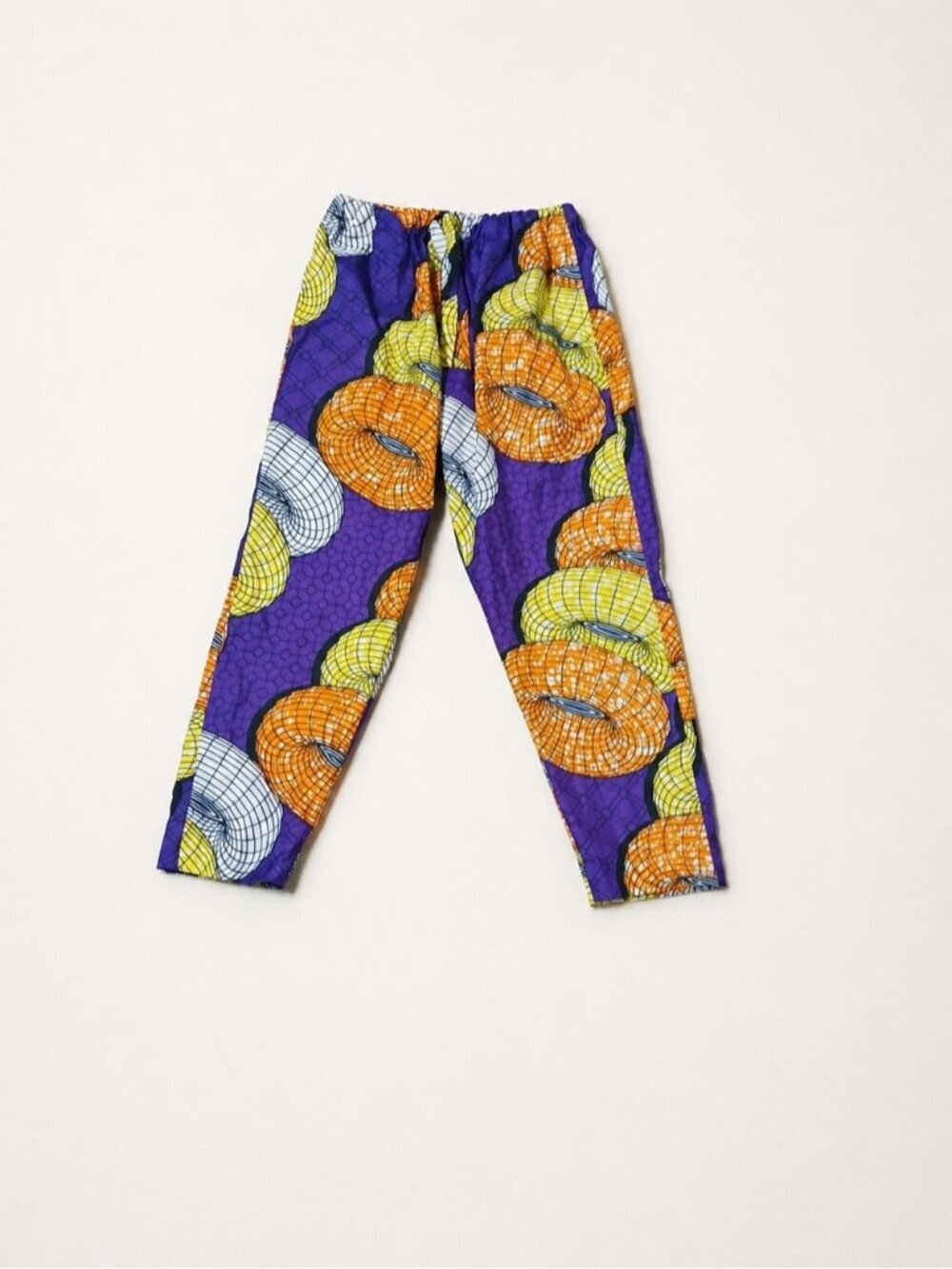 Handmade African Print Women's Pants | Drawstring Elastic Waist | Ankara Trouser